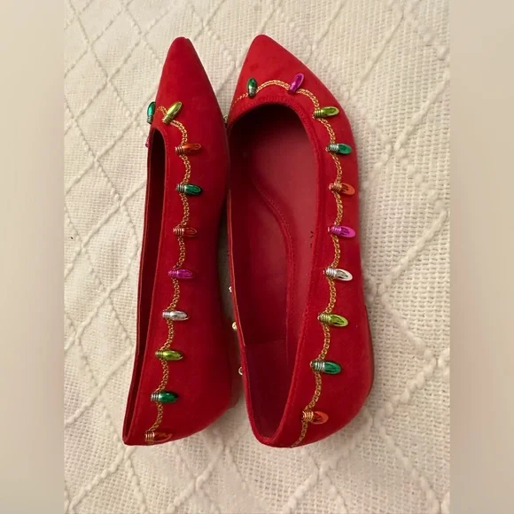 Katy Perry The Hollie Christmas Flats - Picture 2 of 4